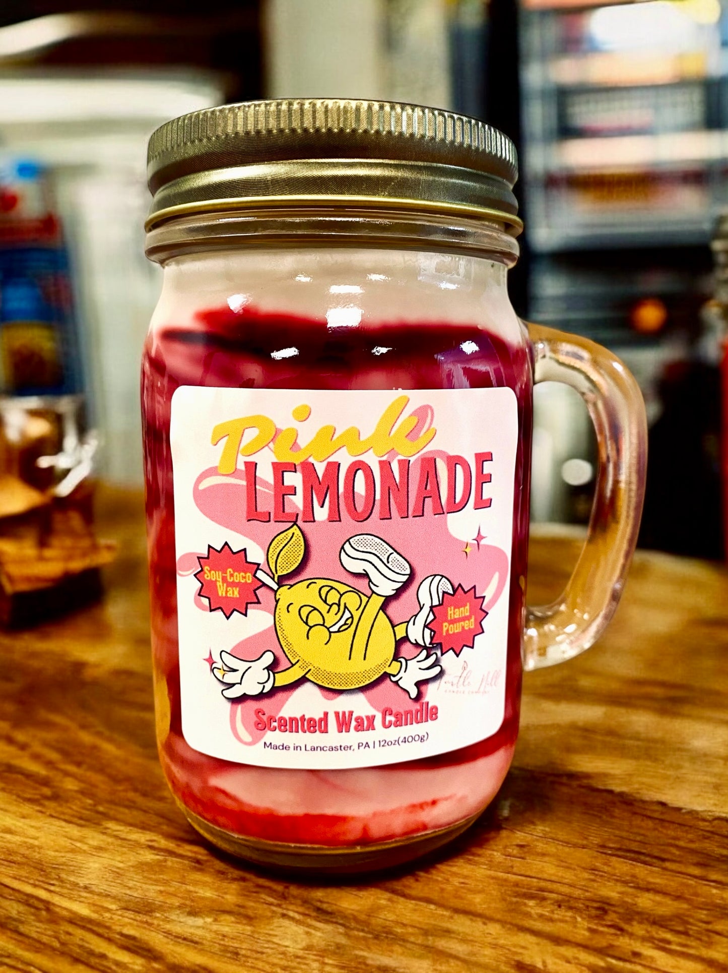Pink Lemonade- 12oz Mug Candle