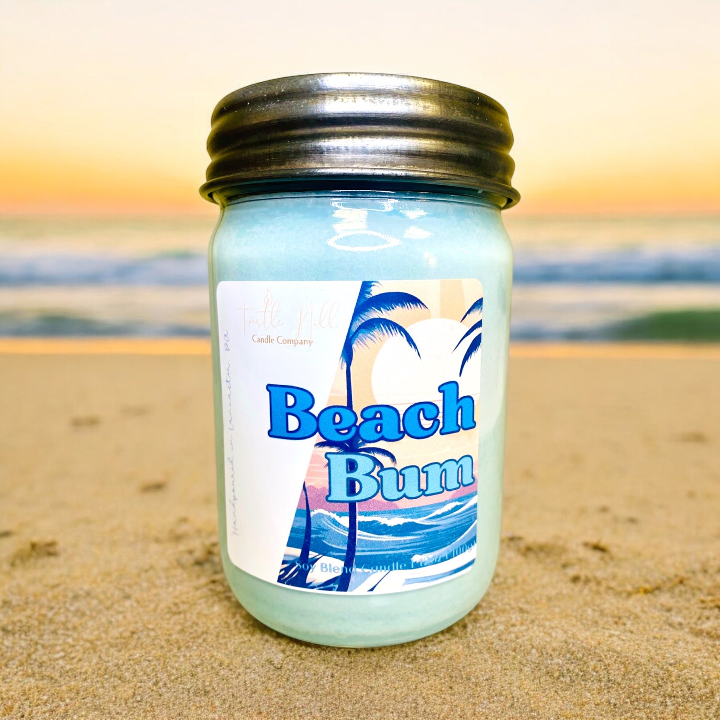 Beach Bum-10oz Glass Candle
