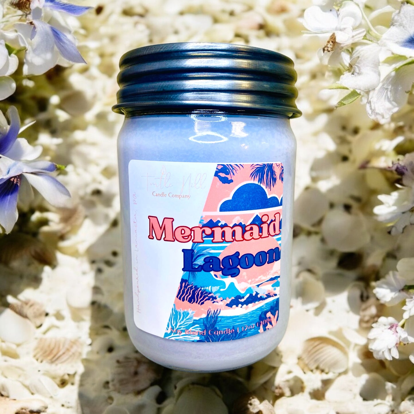Mermaid Lagoon-10oz Glass Candle