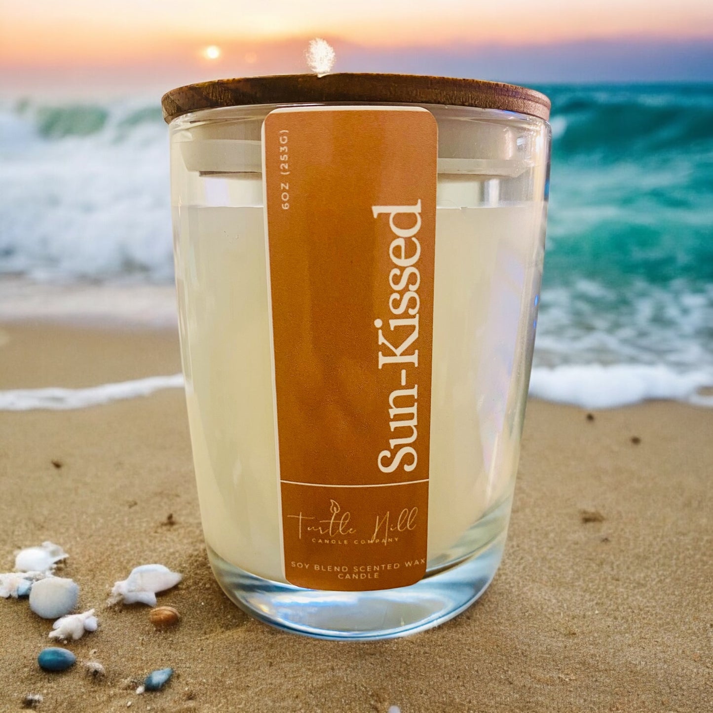 Sun-Kissed-6oz Glass Candle