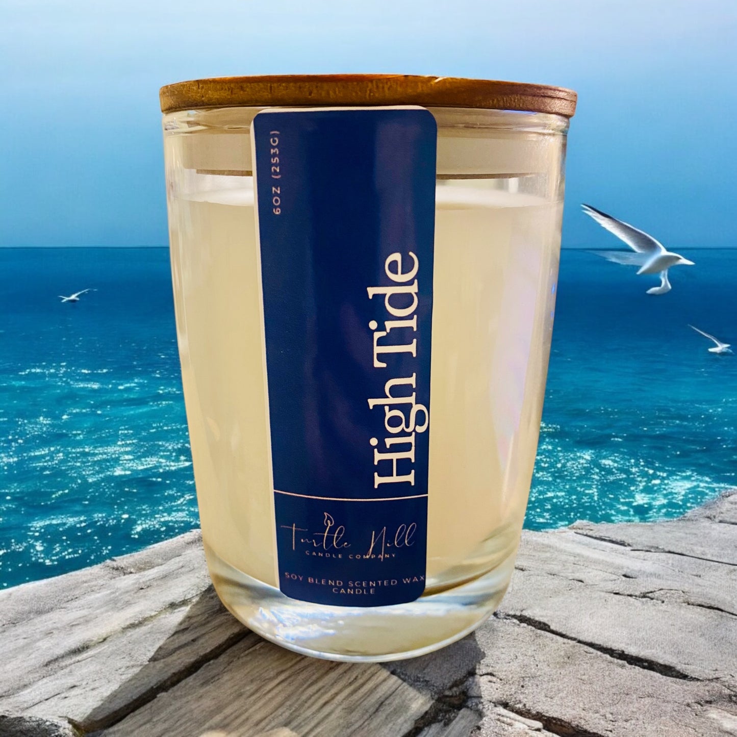 High Tide-6oz Glass Candle