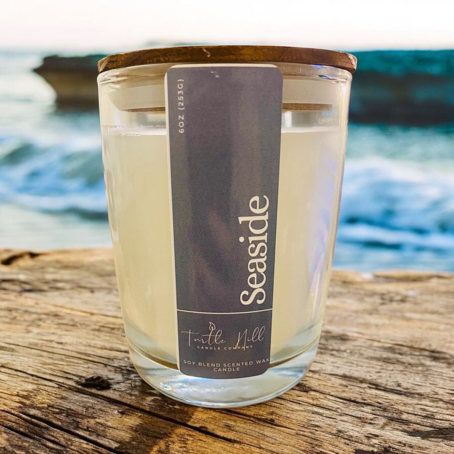Seaside-6oz Glass Candle