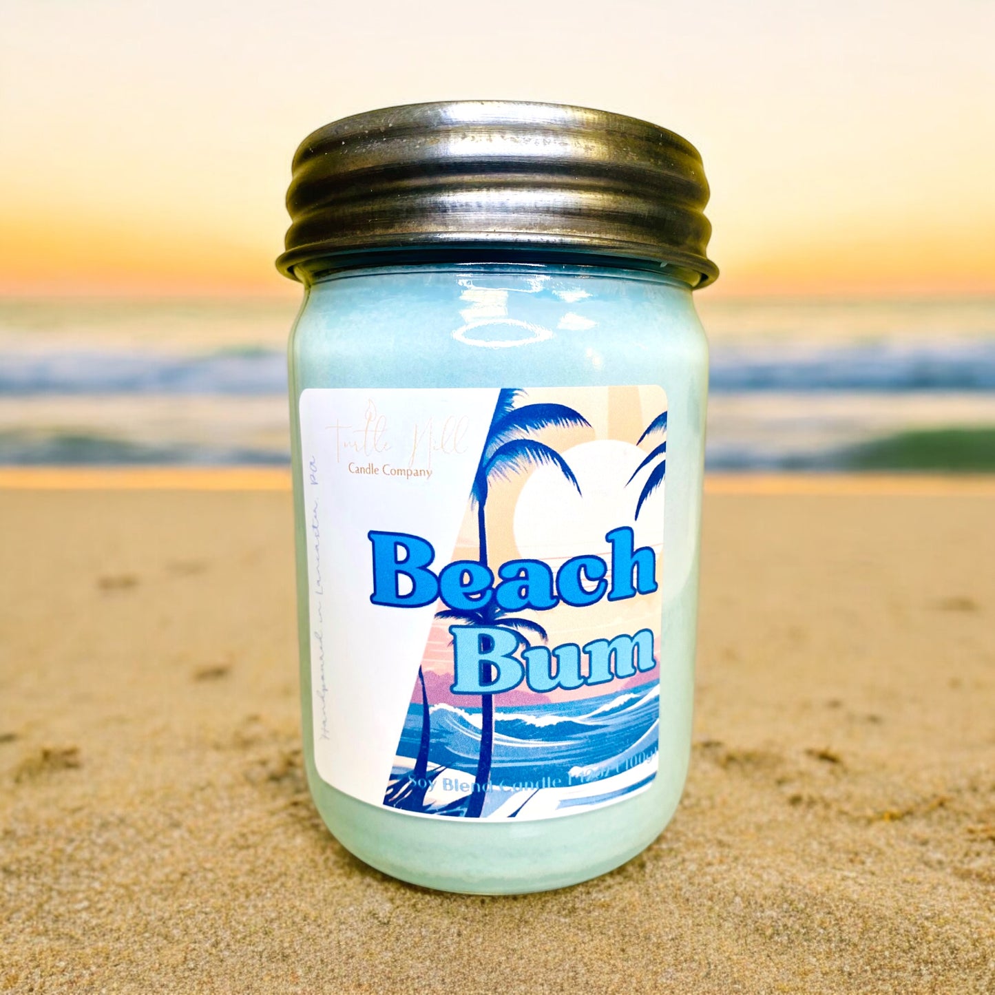 Beach Bum-10oz Glass Candle